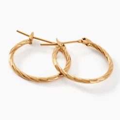 Histoire d'Or Créoles Anusha Plaqué Or Doré Discount