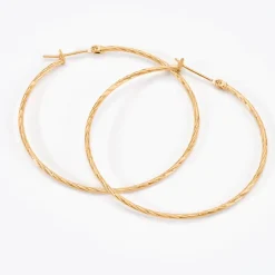 Histoire d'Or Créoles Anusha Plaqué Or Jaune Best