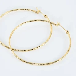 Histoire d'Or Créoles Anusha Plaqué Or Jaune Best