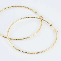 Histoire d'Or Créoles Anusha Plaqué Or Jaune Outlet