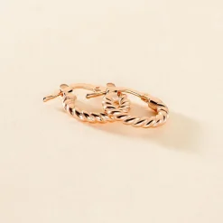 Histoire d'Or Créoles Appolina Argent Rose Discount