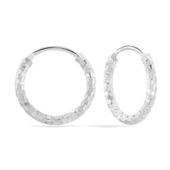 Histoire d'Or Créoles Argent Blanc Agathe New