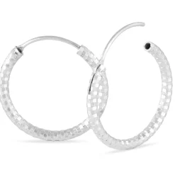 Histoire d'Or Créoles Argent Blanc Agathe New