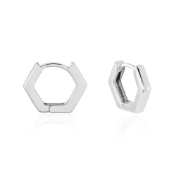 Histoire d'Or Créoles Argent Blanc Agnese Outlet