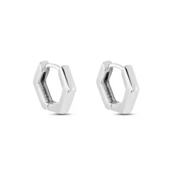 Histoire d'Or Créoles Argent Blanc Agnese Outlet