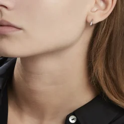 Histoire d'Or Créoles Argent Blanc Agnese Outlet