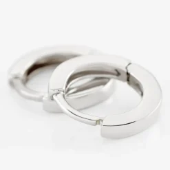 Histoire d'Or Créoles Argent Blanc Eleanora Hot