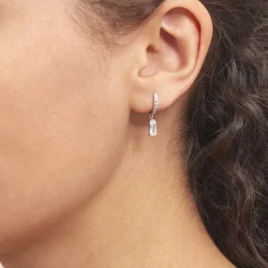 Histoire d'Or Créoles Argent Blanc Irenion Oxydes De Zirconium Online