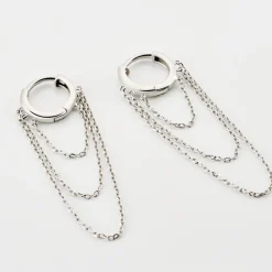 Histoire d'Or Créoles Argent Blanc Nissa Online