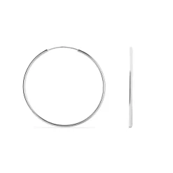 Histoire d'Or Créoles Olympia argent blanc