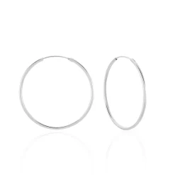 Histoire d'Or Créoles Olympia argent blanc