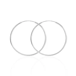 Histoire d'Or Créoles Olympia argent blanc