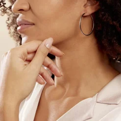 Histoire d'Or Créoles Olympia argent blanc