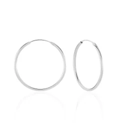 Histoire d'Or Créoles Olympia argent blanc Outlet