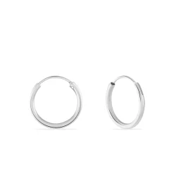 Histoire d'Or Créoles Olympia argent blanc Clearance