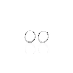 Histoire d'Or Créoles Olympia argent blanc Clearance