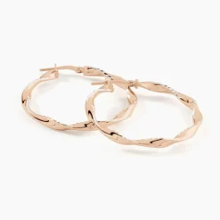 Histoire d'Or Créoles Argent Rose Alieno