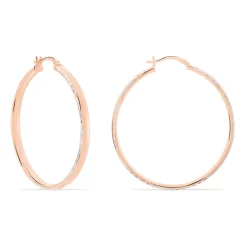 Histoire d'Or Créoles Argent Rose Ava