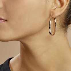 Histoire d'Or Créoles Argent Rose Ava