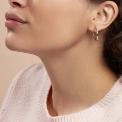 Histoire d'Or Créoles Argent Rose Olympia argent blanc Outlet