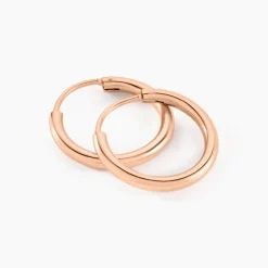 Histoire d'Or Créoles Argent Rose Olympia argent blanc