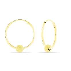 Histoire d'Or Créoles Ariel Or Jaune New