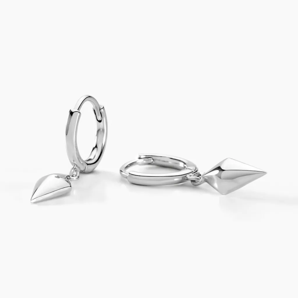 Histoire d'Or Créoles Arla Argent Blanc Best