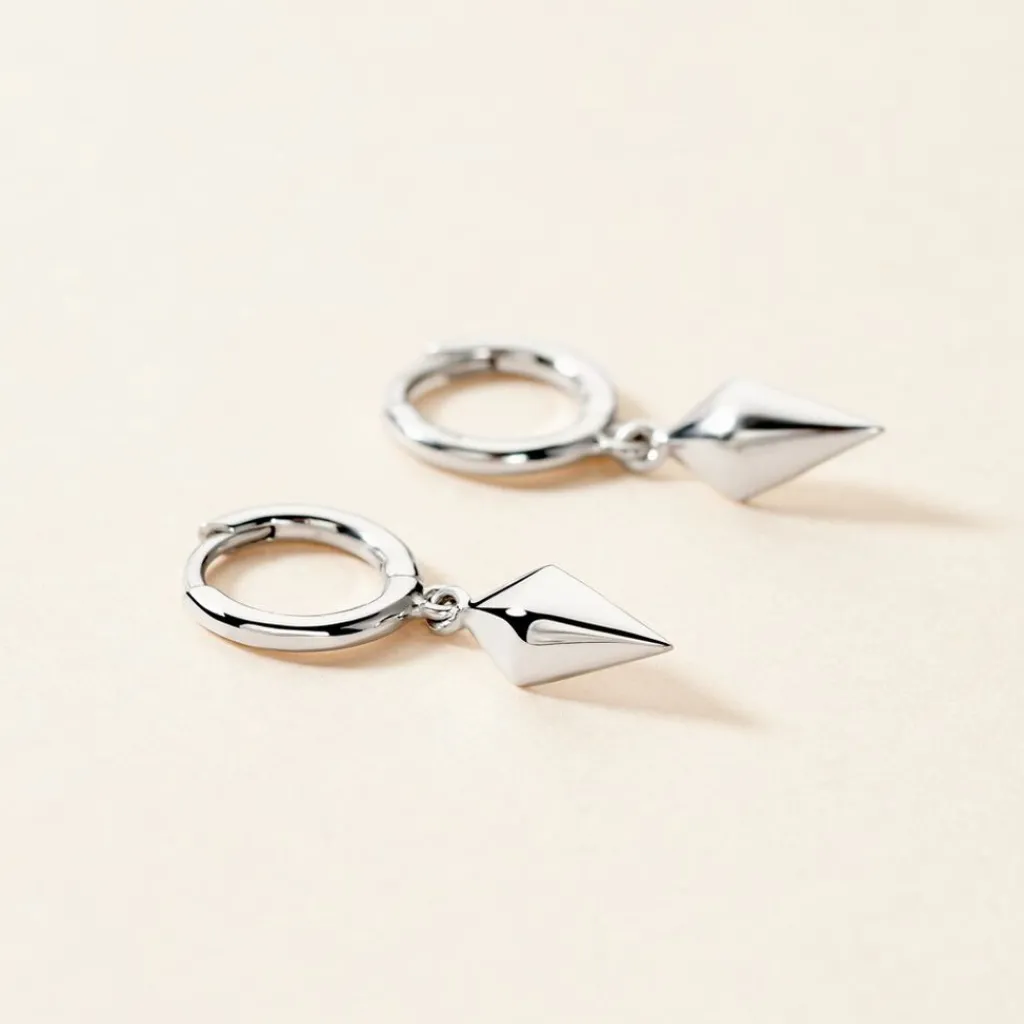 Histoire d'Or Créoles Arla Argent Blanc Best