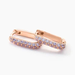 Histoire d'Or Créoles Aselya Argent Rose Oxyde De Zirconium argent rose oxyde lavande New