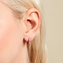 Histoire d'Or Créoles Aselya Argent Rose Oxyde De Zirconium argent rose oxyde lavande New