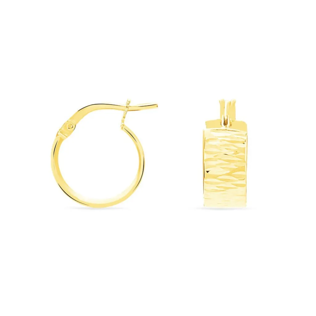 Histoire d'Or Créoles Asma or jaune Sale