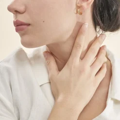 Histoire d'Or Créoles Asma or jaune Outlet