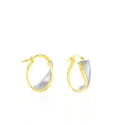 Histoire d'Or Créoles Ayliz Or Bicolore Clearance