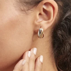 Histoire d'Or Créoles Ayliz Or Bicolore Clearance