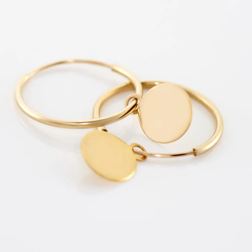 Histoire d'Or Créoles Belita Or Jaune Outlet