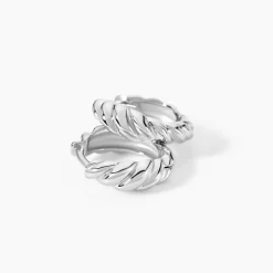 Histoire d'Or Créoles Bellinda Argent Blanc Outlet