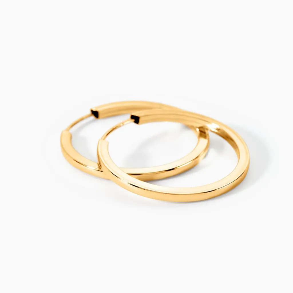 Histoire d'Or Créoles Benedikta Or Jaune Clearance