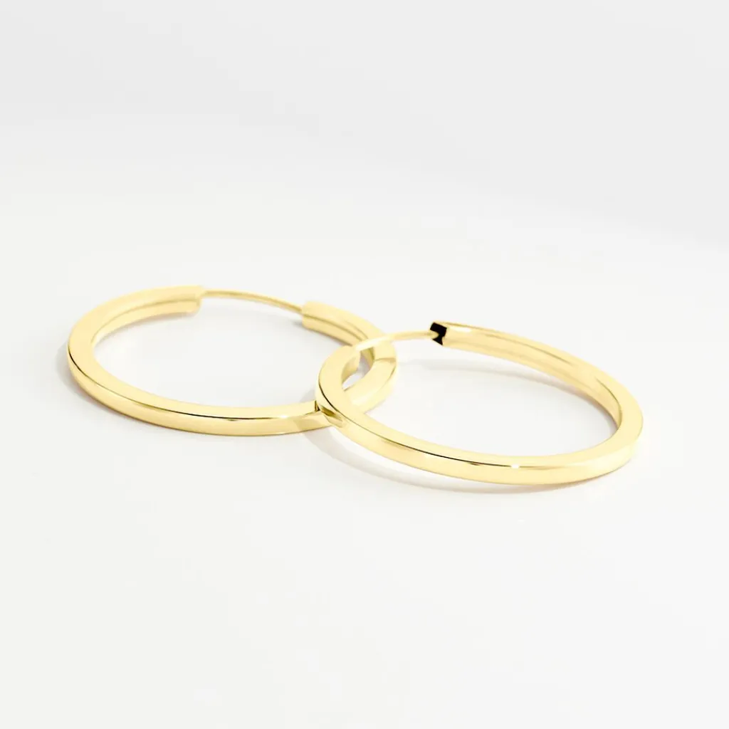 Histoire d'Or Créoles Benedikta Or Jaune Clearance