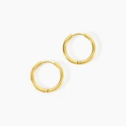 Histoire d'Or Créoles Bolivia Acier Jaune - 16 mm Discount