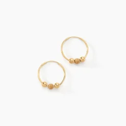 Histoire d'Or Créoles Brava Or Jaune Hot