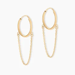 Histoire d'Or Créoles Britton Or Jaune