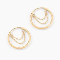 Histoire d'Or Créoles Bryson Or Jaune Sale