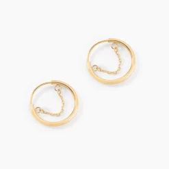 Histoire d'Or Créoles Byron Or Jaune New