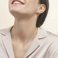 Histoire d'Or Créoles Callyste Rondes Argent Blanc Oxyde De Zirconium Online