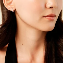 Histoire d'Or Créoles Carlota Argent Blanc