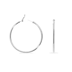 Histoire d'Or Créoles Carmeline Acier Blanc Sale