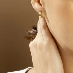 Histoire d'Or Créoles Casilda Acier Jaune acier doré Best