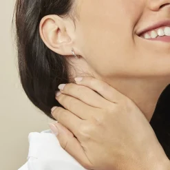 Histoire d'Or Créoles Cayla Or Blanc Sale