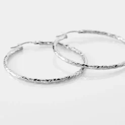 Histoire d'Or Créoles Cayla or blanc Outlet