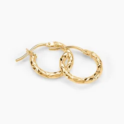 Histoire d'Or Créoles Cayla Or Jaune Sale